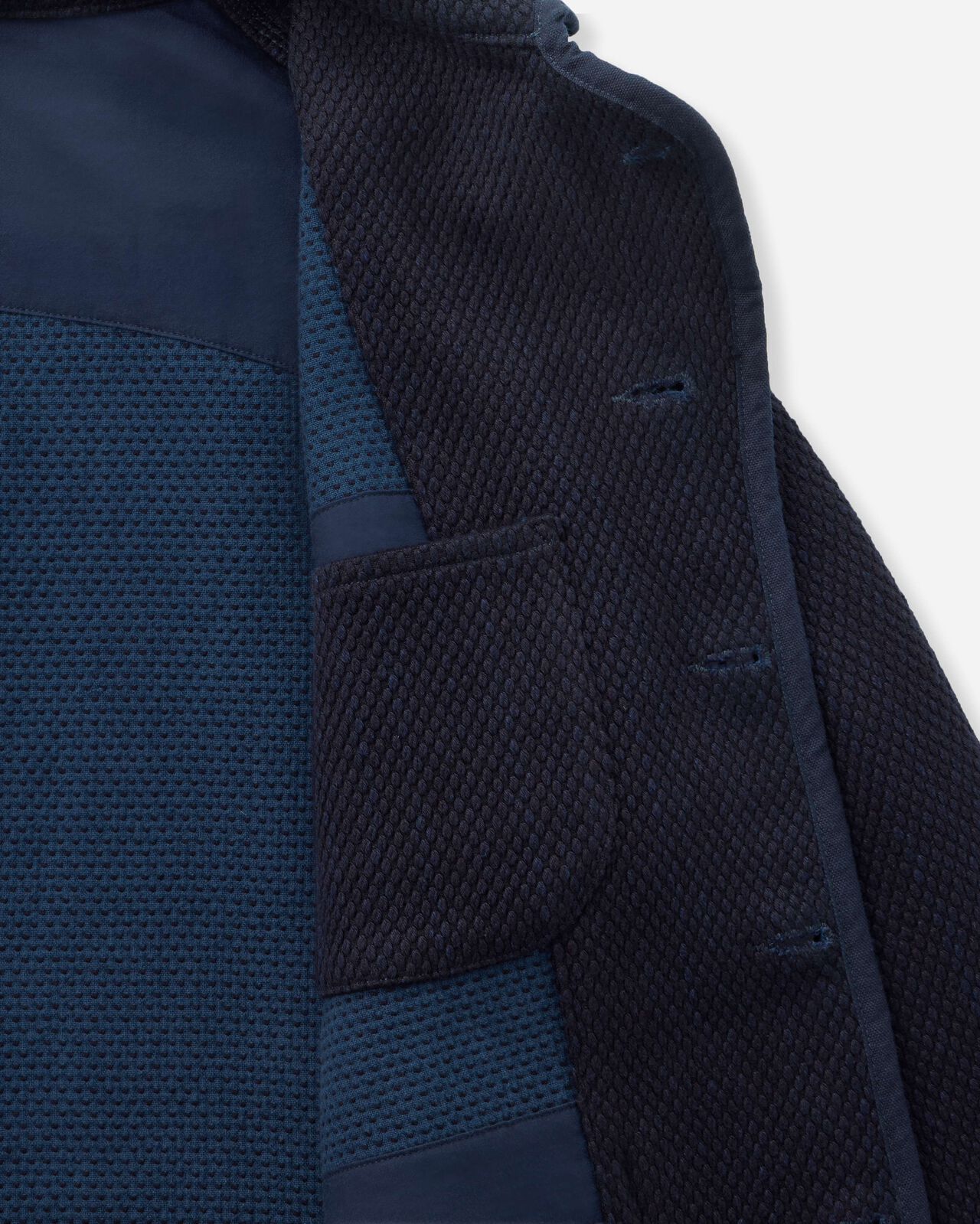 HEAVY SASHIKO JACKET,Indigo, large image number 9