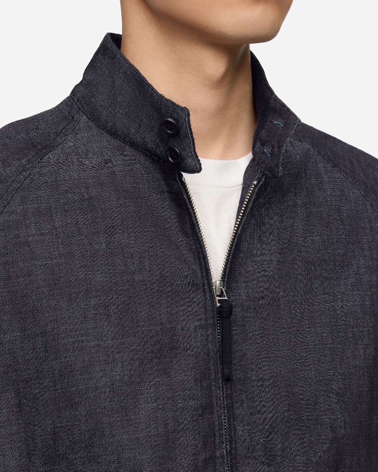 DENIM DRIZZLER JACKET,Indigo, large image number 4
