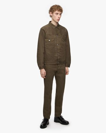 #002 DENIM JACKET - MOSS,KHAKI, large image number 3