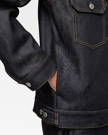 #002 SILK DENIM JACKET 15oz,Indigo, large image number 7