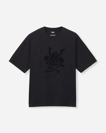 ZIMBABWE COTTON S/S TEE- SKULL,NAVY, large image number 2