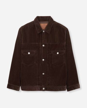 #002 CORDUROY JACKET,BRN, large image number 5