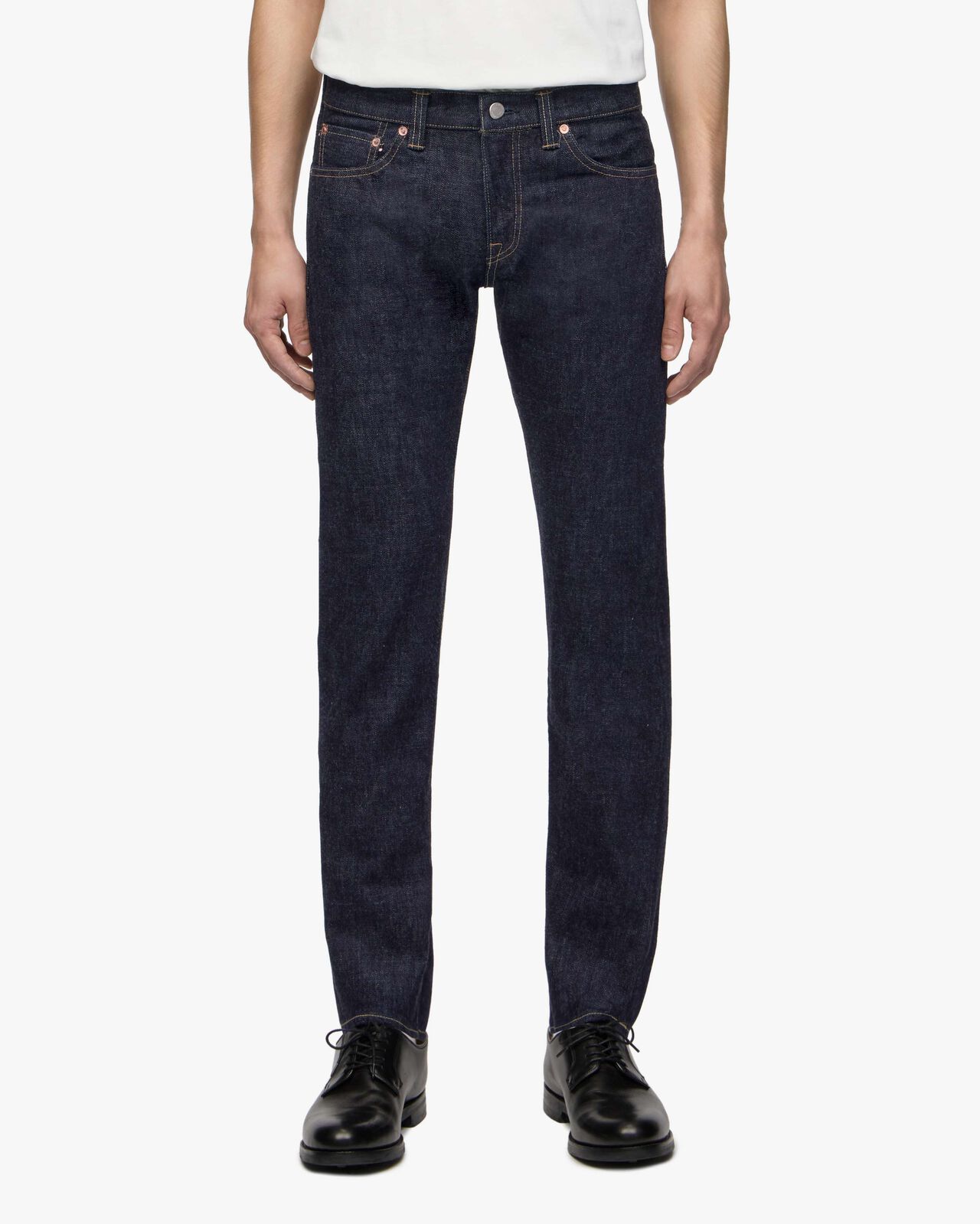 #300 CLASSIC SLIM 15.7oz ZIPPER FLY,Indigo, large image number 0