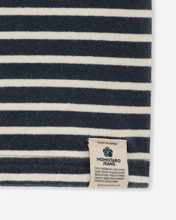 BASQUE BORDER S/S TEE,NAVY, large image number 8