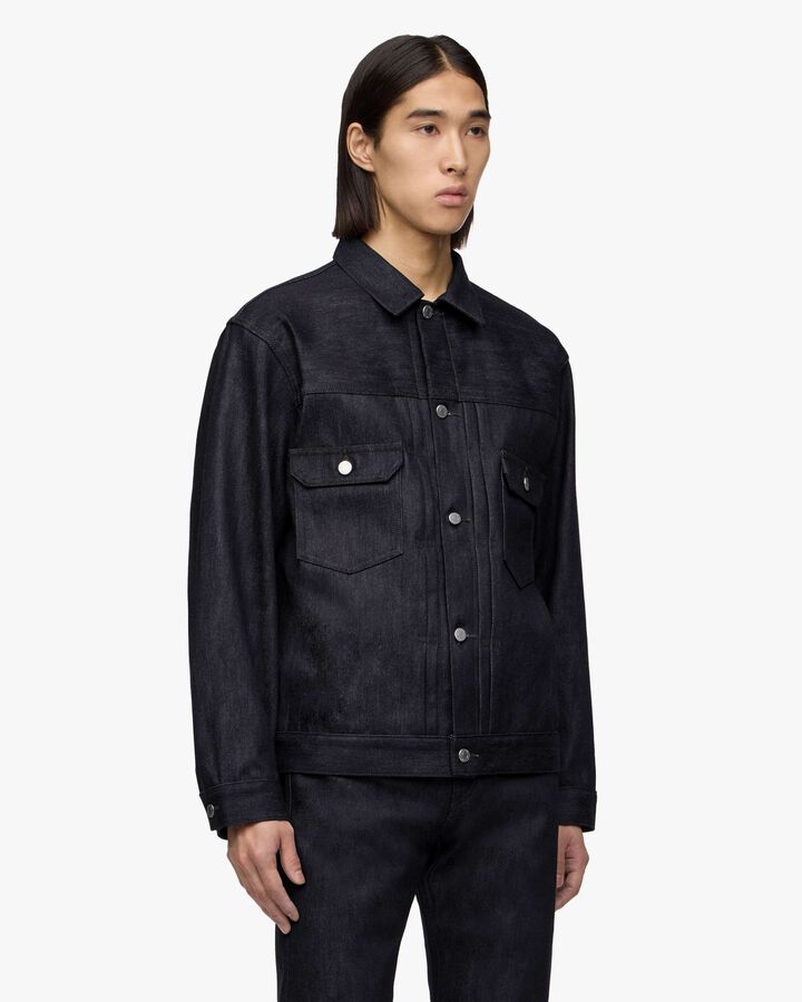 #002 CASHMERE DENIM JACKET 13.7oz,, medium