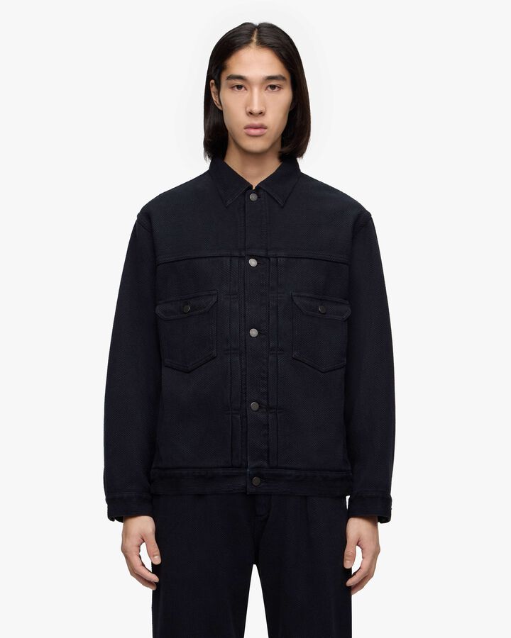 #002 SASHIKO JACKET-OVERDYE,, medium