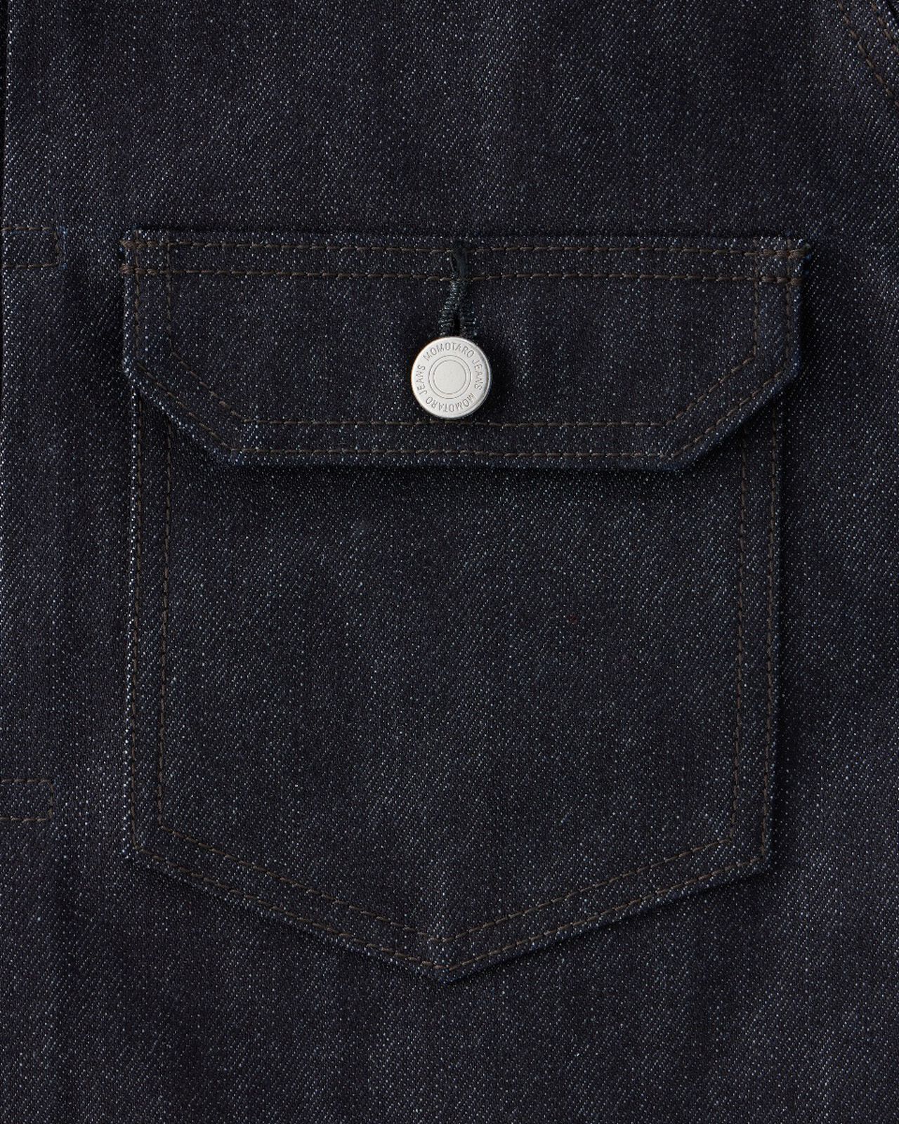 #002 CASHMERE DENIM JACKET 13.7oz,Indigo, large image number 9