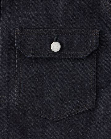 #002 CASHMERE DENIM JACKET 13.7oz,Indigo, large image number 9