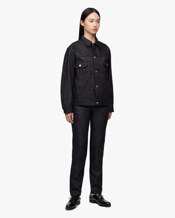 #002 CASHMERE DENIM JACKET 13.7oz,Indigo, large image number 6