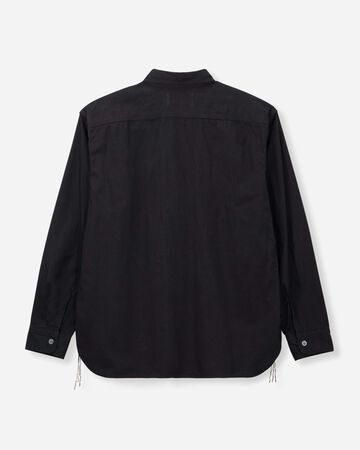 SASHIKO L/S SHIRT,Indigo, large image number 6
