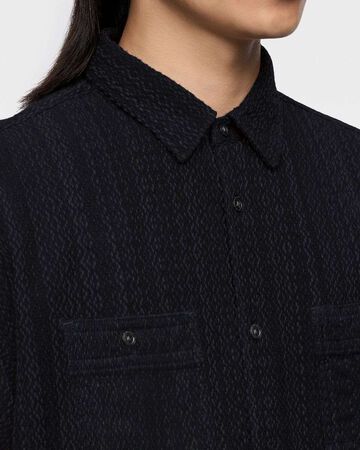 SASHIKO WORK SHIRT,Indigo, large image number 4