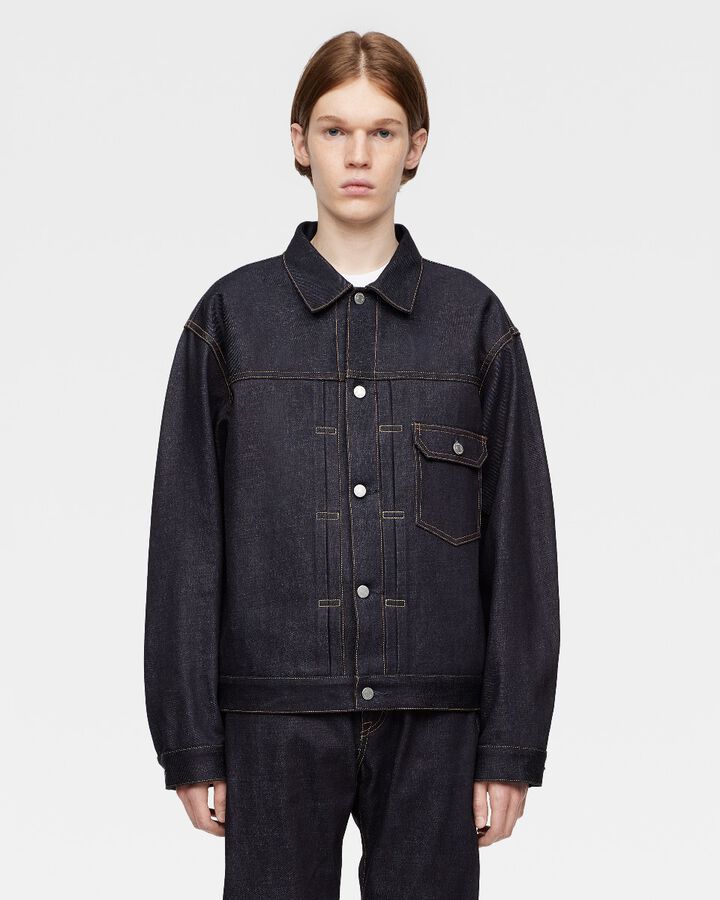 #001 STANDARD DENIM JACKET 14.7oz,, medium