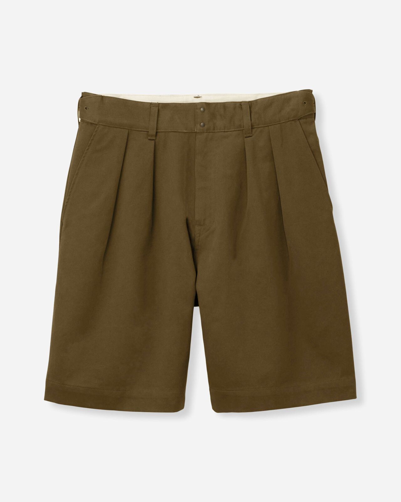 WESTPOINT WIDE SHORTS-FABRIC DYE,KHAKI, large image number 2