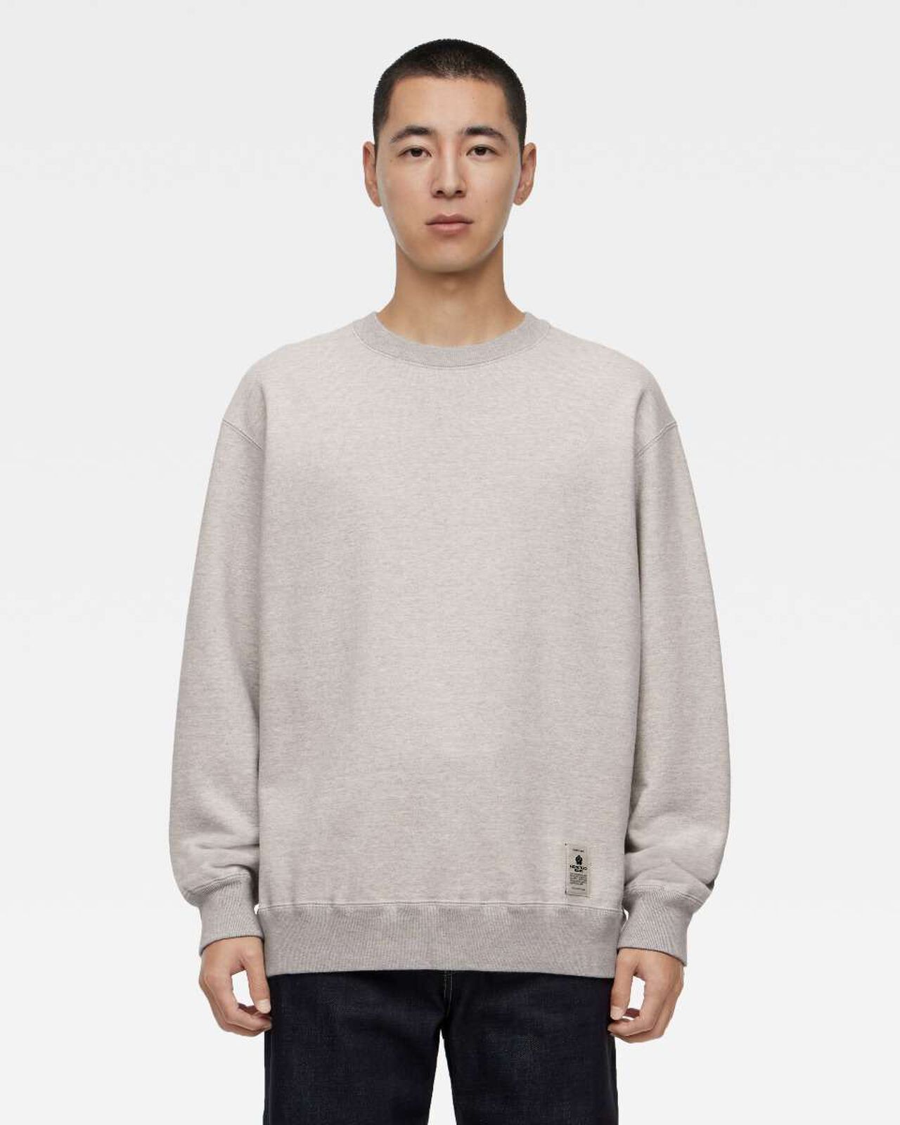 HEAVY TERRY SWEAT SHIRT,gris, large image number 0