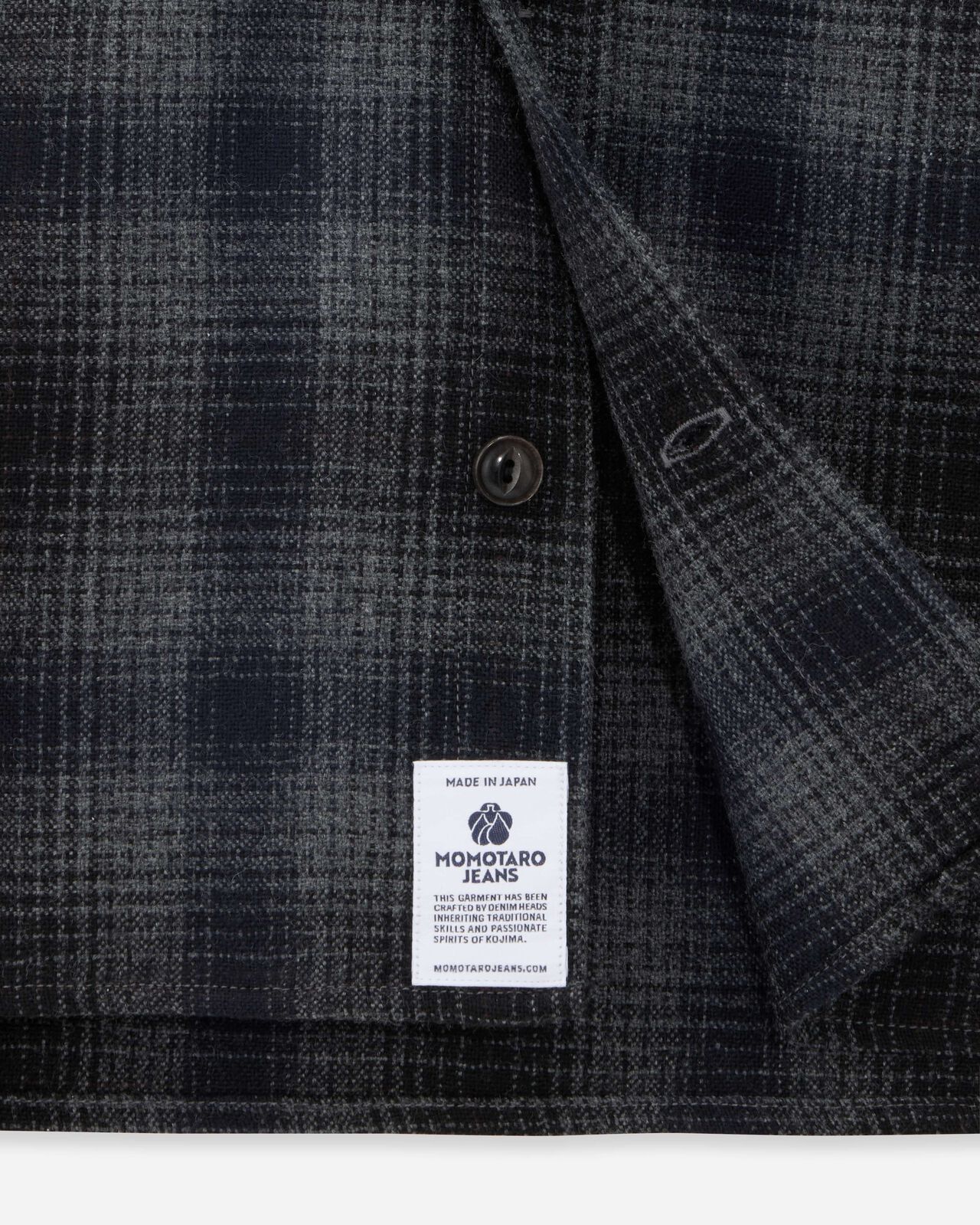 WOOL CHECK SHIRT,NAVY, large image number 8