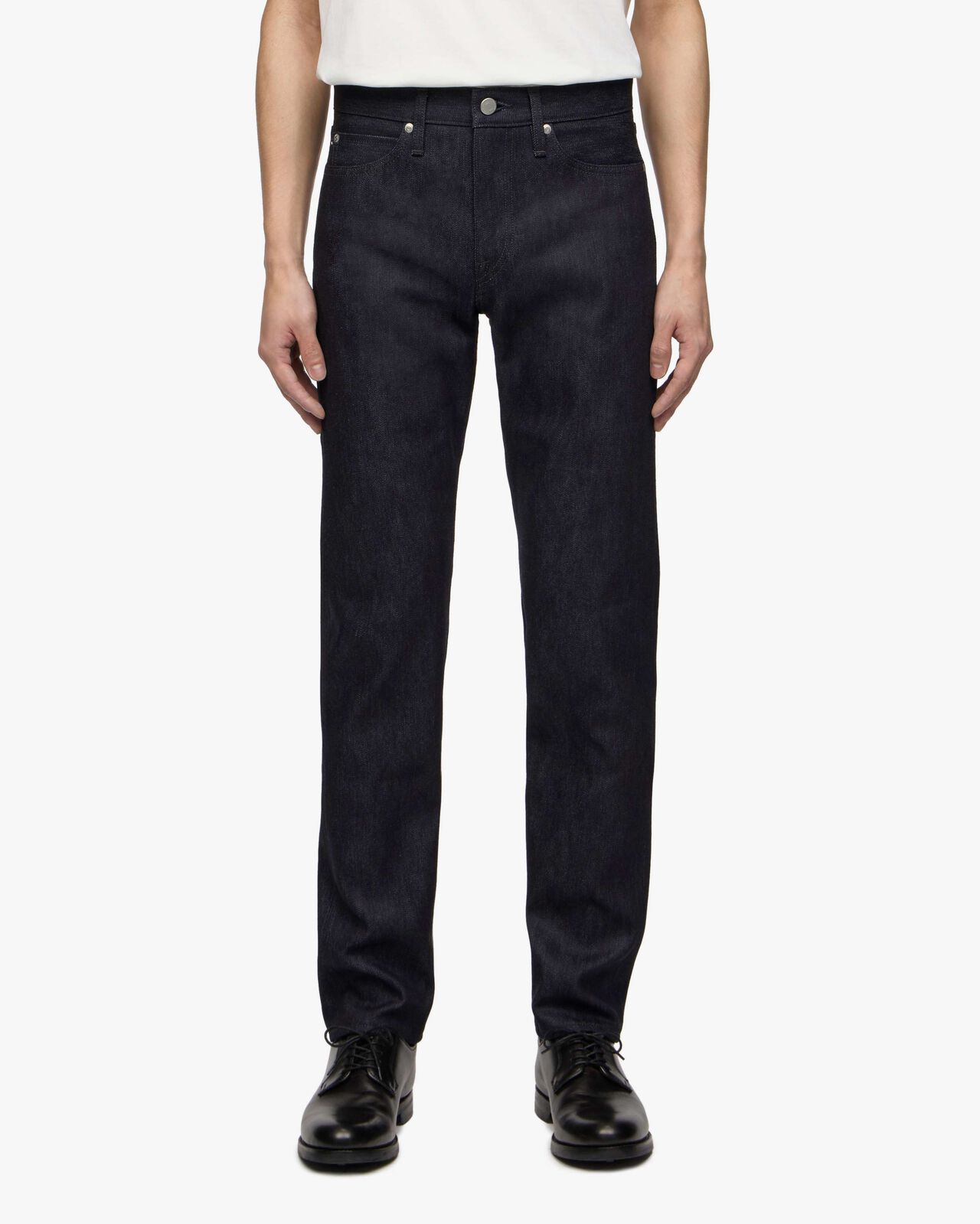 #200 CASHMERE TAPERED 13.7oz ZIPPER FLY,Indigo, large image number 0